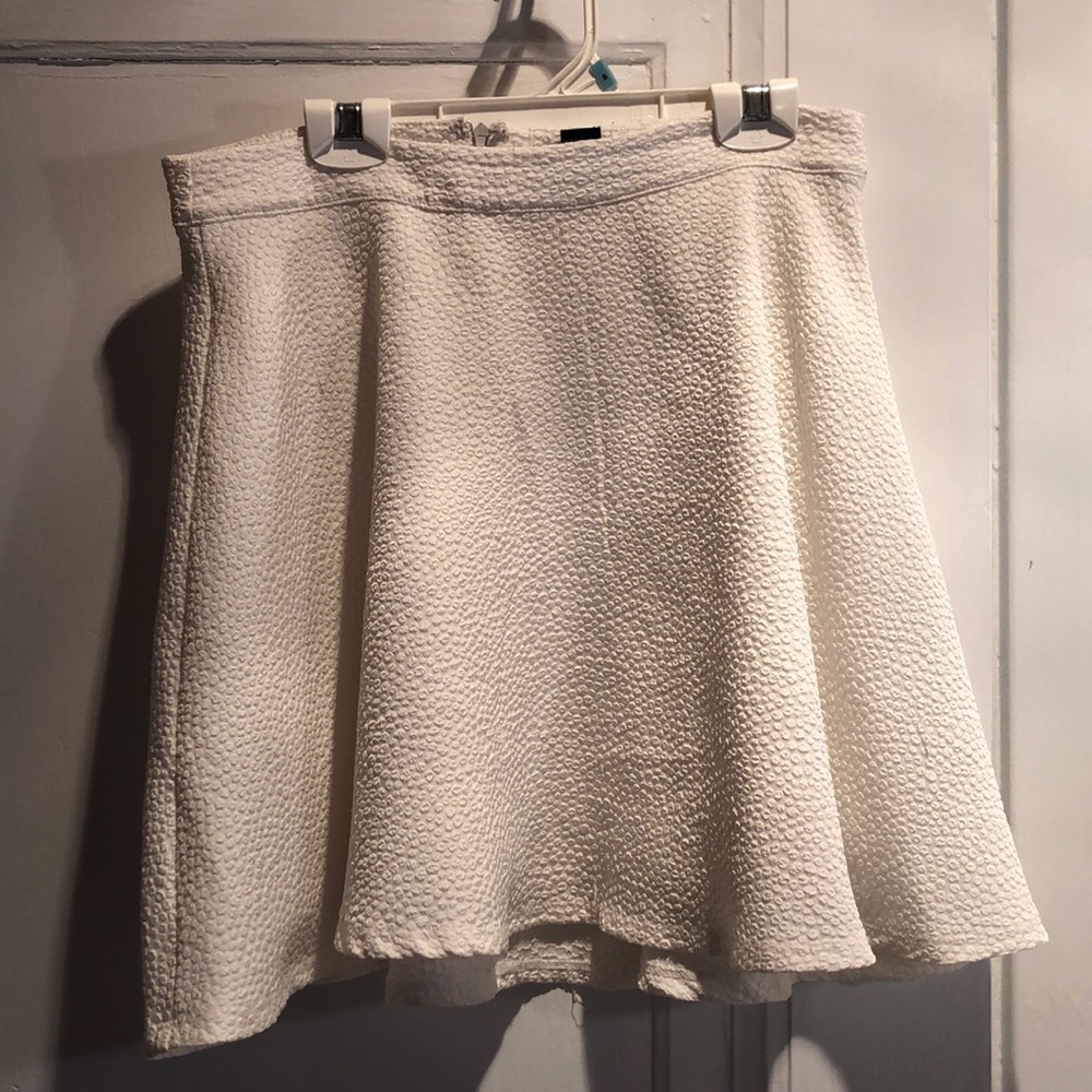 White Circle Skirt